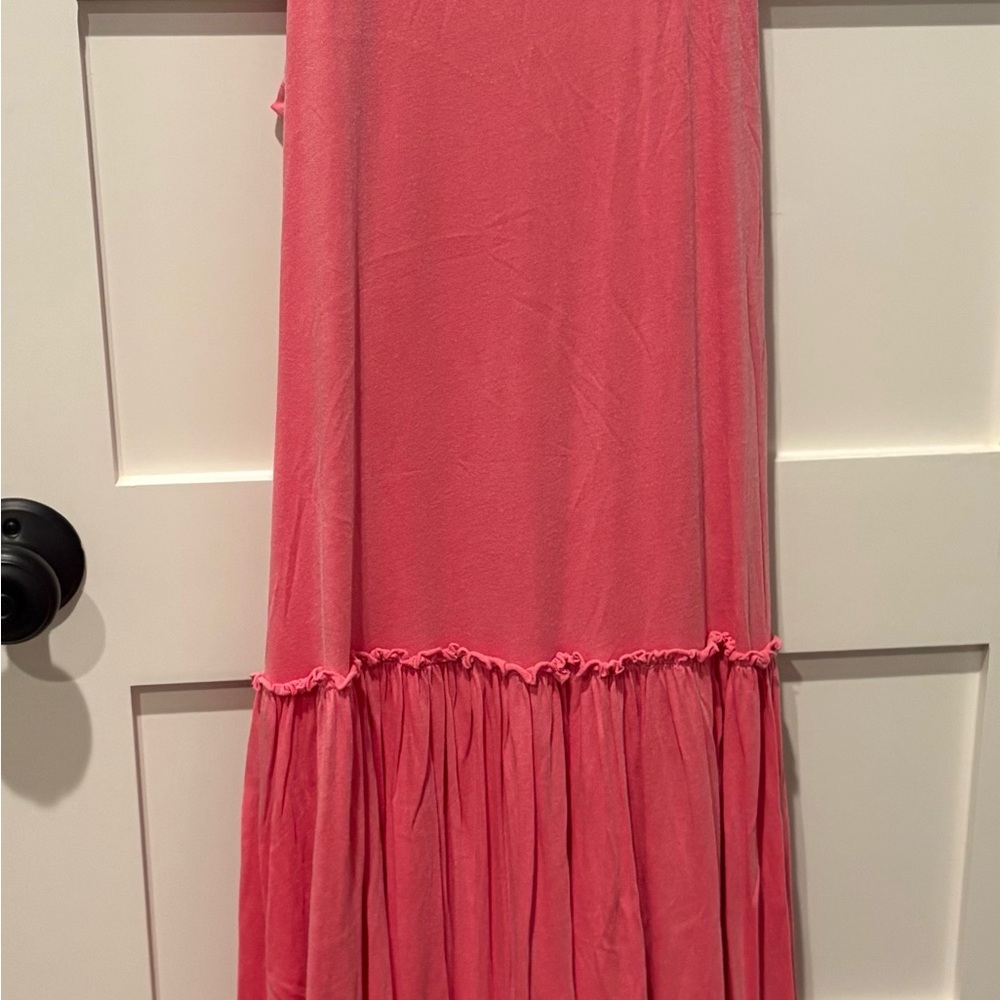 Sundry Orange Pink Tiered Maxi Skirt Resort Wear
Like new, worn once
